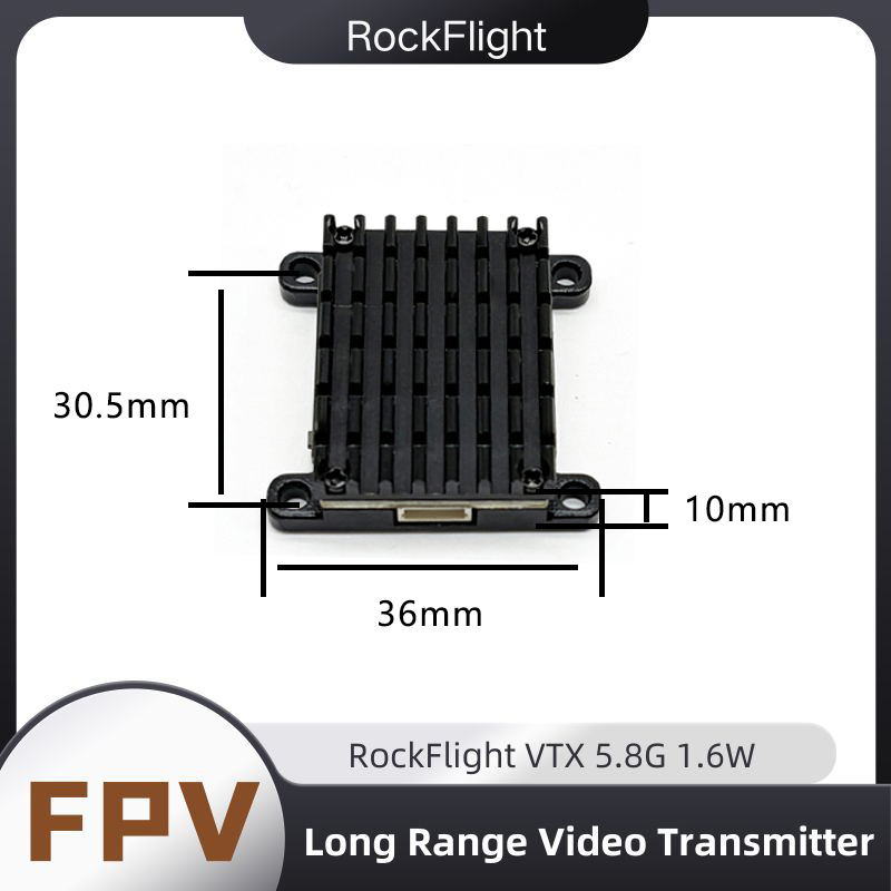 RockFlight TX663 VTX 5.8G 48CH - Drone Racing Receiver recension och pris